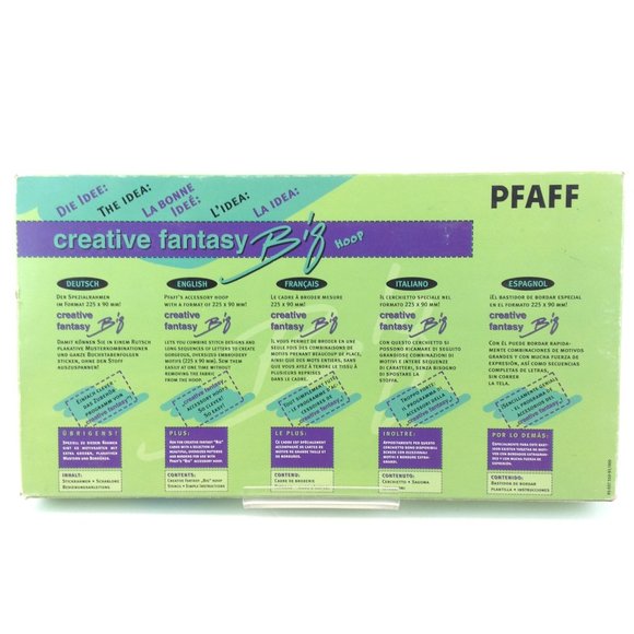 Pfaff Creative Fantasy Big Hoop Embroidery Accessory (225 x 90mm) Creative 7570 - Picture 8 of 14